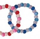 UV  Plastperler i lilla/rosa toner 1 kg  thumbnail