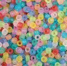Plastperler  Kongoperler frostet 1 kg thumbnail