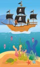 Støydempende veggpaneler -  Sjørøvere og havfruer thumbnail