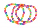 Plastperler - Ringer fargemix 1 kg thumbnail