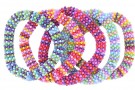 Plastperler snøfnugg 1kg thumbnail