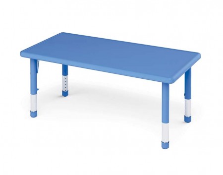 Bord i plast med justerbare ben