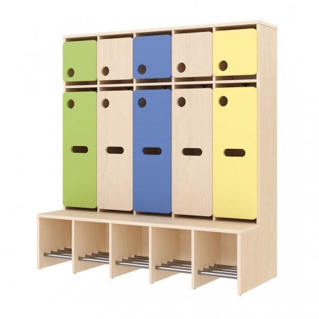Garderobe med 5 plasser 