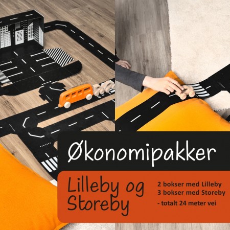 ToddleRoad økonomipakke Lilleby/Storeby