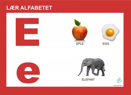 Lær alfabetet (29 tavler)