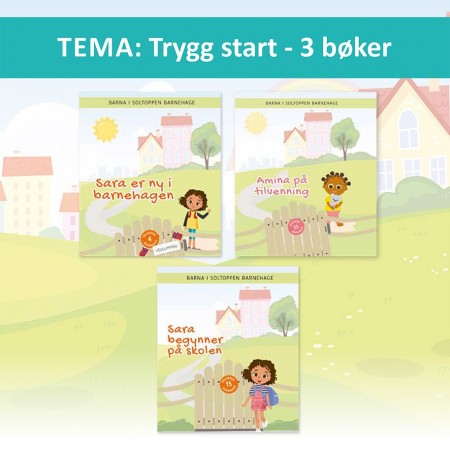 Bokpakke Trygg start - 3 bøker