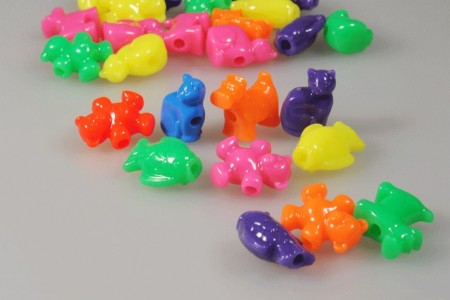 STORE Plastperler Dyr - 1 kg