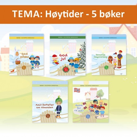 Bokpakke Høytider ( 5 stk )