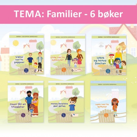 Bokpakke Familier - 6 bøker