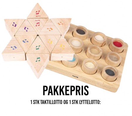 Pakkepris - Taktillotto og Lyttelotto